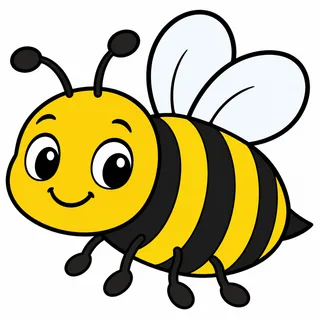 Picture of a bee