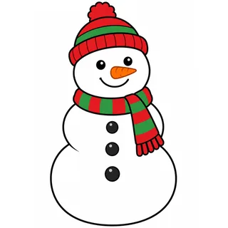 Picture of a snowman
