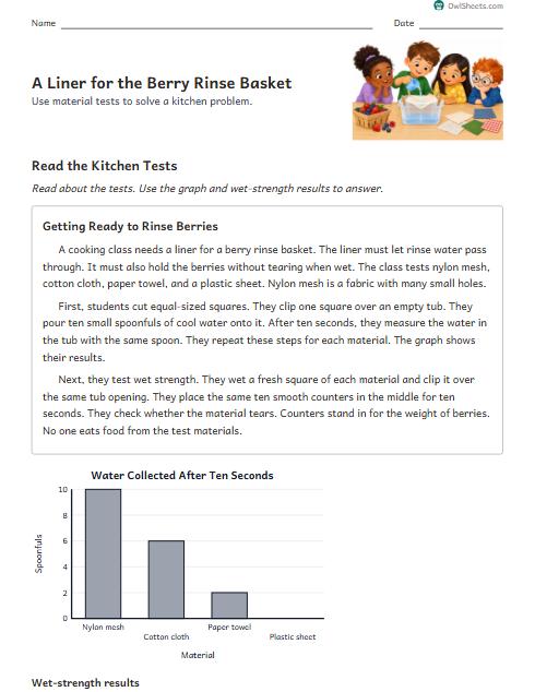 A Liner for the Berry Rinse Basket worksheet preview