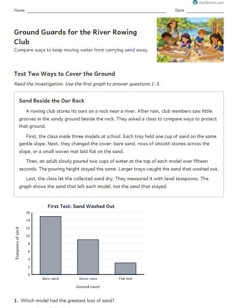 Ground Guards for the River Rowing Club worksheet preview
