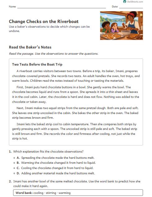 Change Checks on the Riverboat worksheet preview
