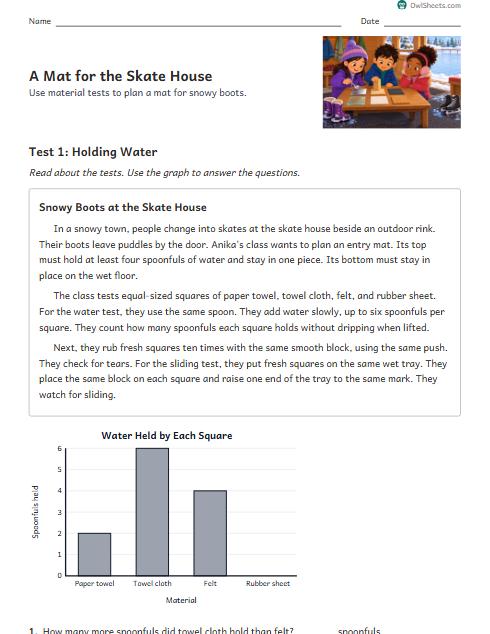 A Mat for the Skate House worksheet preview