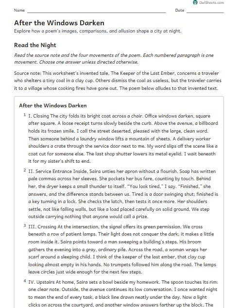 After the Windows Darken worksheet preview