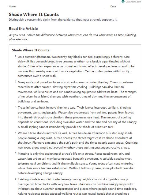 Shade Where It Counts worksheet preview